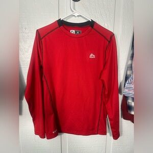 RBX Red Mens Compression Sweatshirt Size Medium EUC